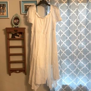 White Off-The-Shoulder Dress